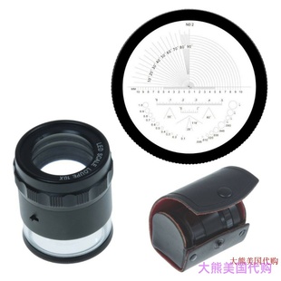 iGaging Stand Measuring Magnifier Loupe 10X Scale LED Light
