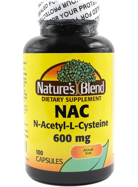 Nature's Blend NAC N-Acetyl-L-Cysteine 600mg 100 Capsules