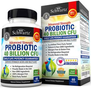 CFU Billion capsules BioSchwartz Probiotic