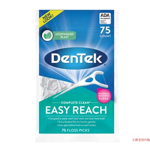 Easy Count DenTek Clean Picks Floss Complete Reach