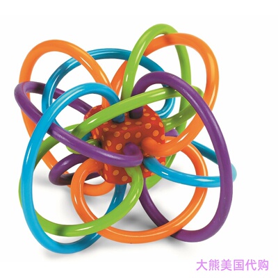 Manhattan Toy Winkel Rattle 曼哈顿球婴幼儿牙胶咬胶