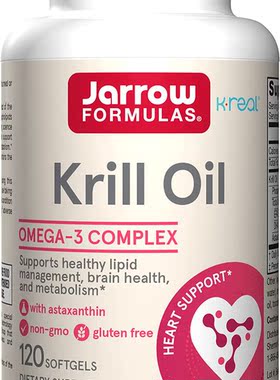 Jarrow Formulas Krill Oil - 120 Softgels - Omega-3 Complex