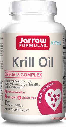 Jarrow Formulas Krill Oil - 120 Softgels - Omega-3 Complex
