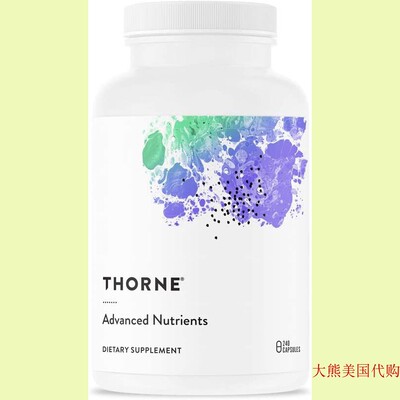 Thorne Research Advanced Nutrients, 240 Capsules 营养素