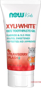 NOW Solutions Xyliwhite Toothpaste Gel for Kids 3 Oz  牙膏