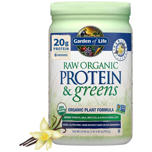 美国 Garden of Life Organic Raw Protein and Greens, Vanilla