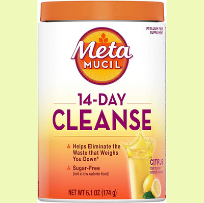 Metamucil, 14-Day Cleanse, Psyllium Husk Fiber Supplement