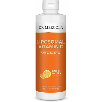 Dr. Mercola Liquid Liposomal Vitamin C, 450 ML