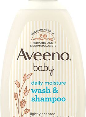 Aveeno Baby Wash & Shampoo For Hair & Body, Tear-Free, 18 Oz