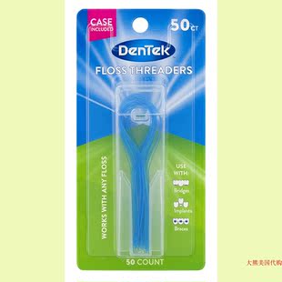 For Threaders Floss Implants Bridges and Braces DenTek