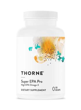 Thorne Research Super EPA Pro, High EPA Omega-3, 120 Gelcaps