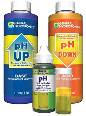General Hydroponics pH Control Kit, pH Down & pH Up