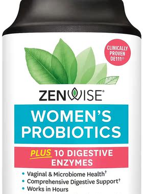 Zenwise Women's Probiotics, Plus 10 Digestive Enzymes