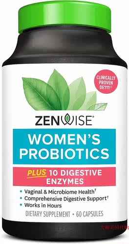 Zenwise Women's Probiotics, Plus 10 Digestive Enzymes