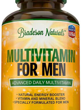 Multivitamin for Men with mineral by Bradeson Naturals