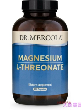 Dr. Mercola Magnesium L-Threonate, 90 Servings, 270 Capsule