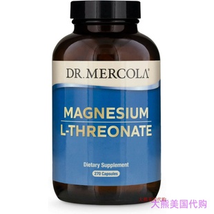 Dr. Mercola Magnesium L-Threonate, 90 Servings, 270 Capsule