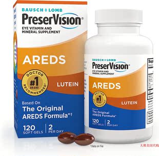 Bausch + Lomb PreserVision AREDS Lutein Eye Vitamin Mineral