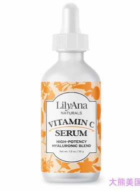 LilyAna Naturals Vitamin C Serum for Face, 1 OZ