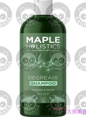 Degrease Shampoo for Oily Hair Care by Maple Holistics, 16oz