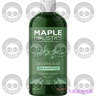 Degrease Shampoo for Oily Hair Care by Maple Holistics, 16oz
