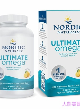 Nordic Naturals Ultimate Omega, Lemon Flavor - 120 Soft Gels
