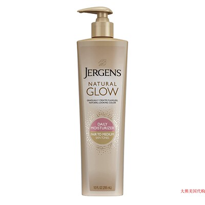 Jergens Natural Glow Daily Moisturizer for Body, 10 Ounce