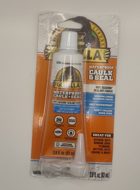 Gorilla Waterproof Caulk & Seal Silicone Sealant
