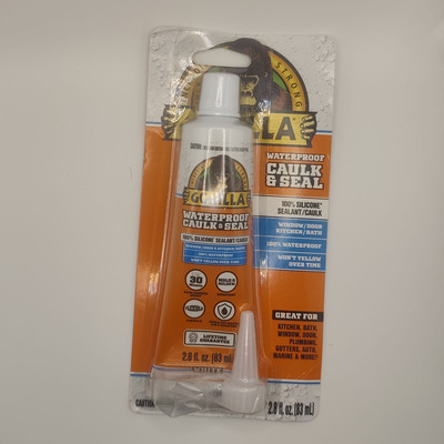 Gorilla Waterproof Caulk & Seal Silicone Sealant
