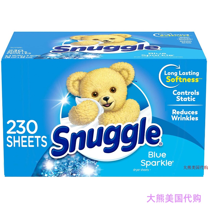 Snuggle Fabric Softener Dryer Sheets, Blue Sparkle
