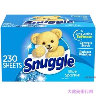 Snuggle Fabric Softener Dryer Sheets, Blue Sparkle