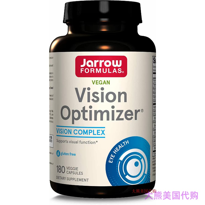 Jarrow Formulas Vision Optimizer, Supports Visual Function