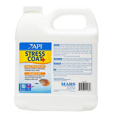 美国直邮 API STRESS COAT Aquarium Water Conditioner, 64 OZ