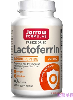 Jarrow Formulas Freeze Dried Lactoferrin, Immune Healthy