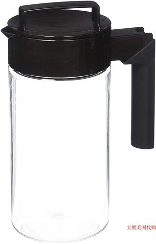 Takeya One Quart Black Patented and Airtight Pitcher