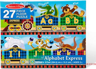 Melissa & Doug Alphabet Express Jumbo Jigsaw Floor Puzzle