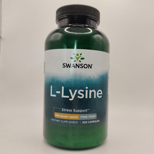 Swanson L-Lysine, Stress Support, 300 Capsules