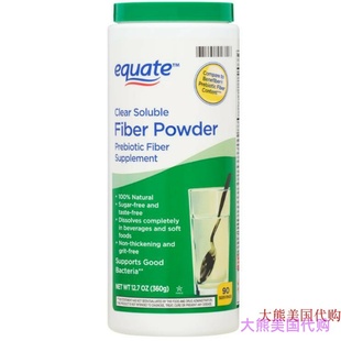 Equate Clear Soluble Fiber Powder, 12.3 oz