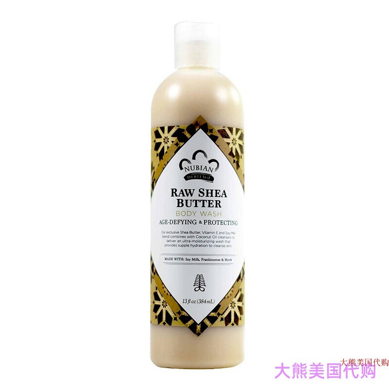 Nubian Heritage Raw Shea Butter Body Wash 13 oz 沐浴露 384ml