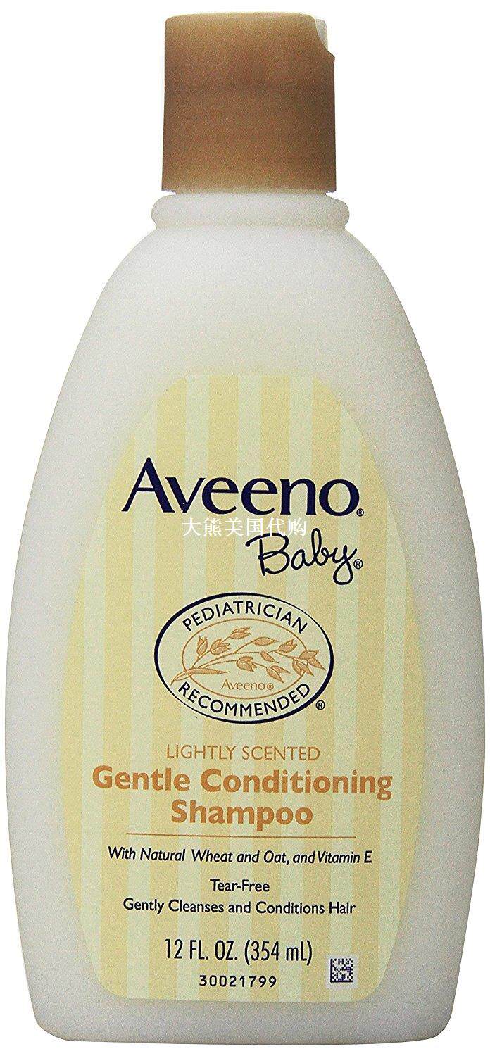 婴儿洗发水 Aveeno Gentle Conditioning Baby Shampoo, 12 OZ