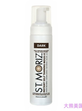 St Moriz Instant Self Tanning Mousse, 200ml, Dark Mousse