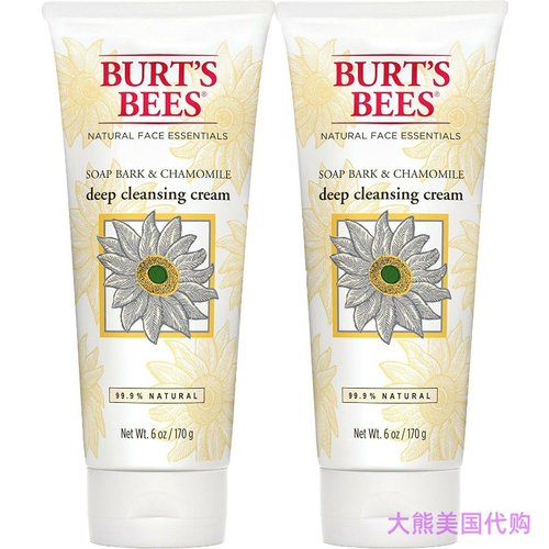 Burt's Bees Soap Bark and Chamomile Deep Cleansing Cream