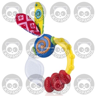 Nuby Wacky Teething Ring, Multicolor