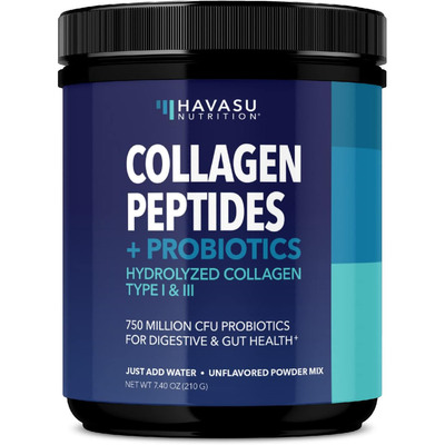 Havasu Nutrition Collagen Peptides Powder with Probiotics