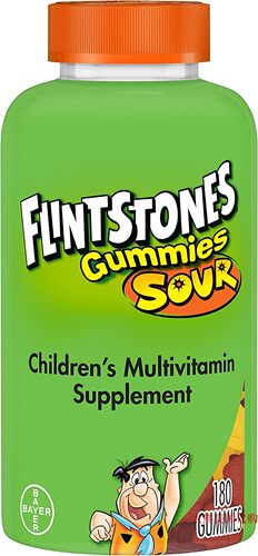 Bayer Flintstones Sour Gummies, Childrens Multivitamin