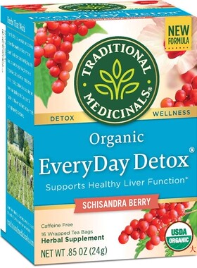 Traditional Medicinals EveryDay Detox Tea, Pack of 2
