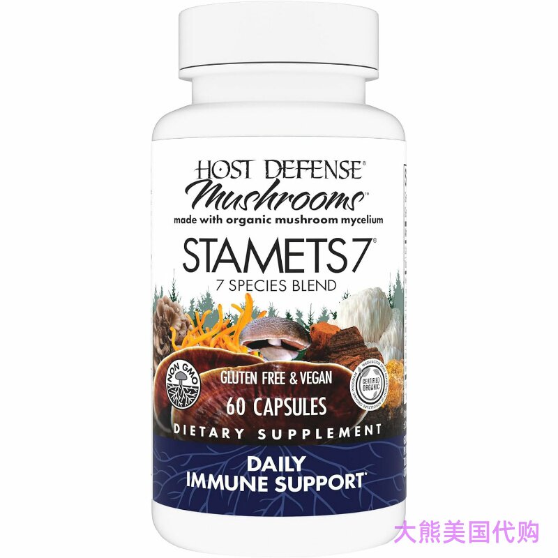 Host Defense Stamets 7-7 Species Blend - Mushroom Supplement