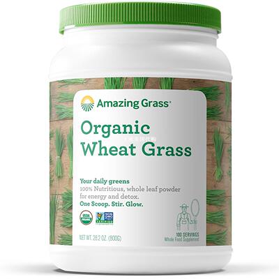 Amazing Grass Organic Wheat Grass Powder, 100 Servings