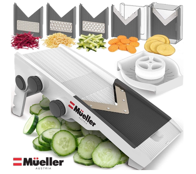 Mueller Austria V-Pro 5 Blade Adjustable Mandoline Slicer