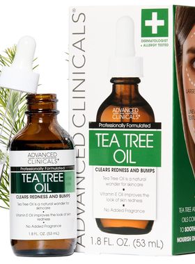 Advanced Clinicals Tea Tree Oil Clears Redness and Bumps